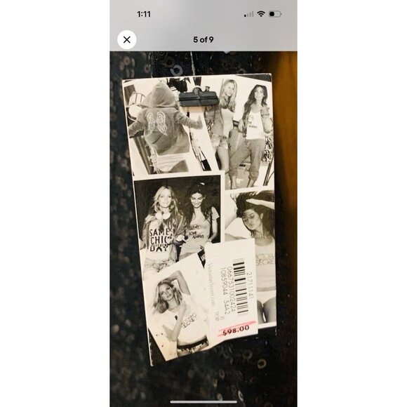 Victoria’s Secret Mini Dress Size Medium Black Sequin Supermodel Essentials $98 - Picture 13 of 13